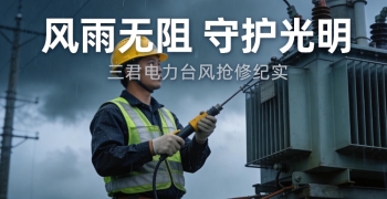 三君电力全力抢修保障企业用电安全